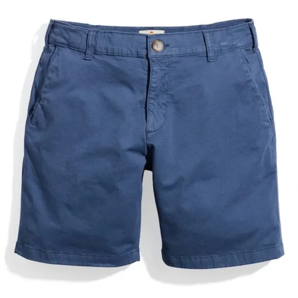 MARINE LAYER | 7" Stretch Twill Chino Short in China Blue - Picture 7 of 7
